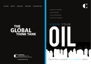 Creating a Global Oil-Climate Index (Carnegie Endowment)