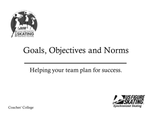 Goals, Objectives and Norms