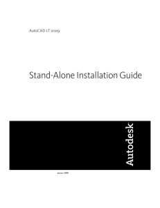 AutoCAD LT 2009 Stand-Alone Installation Guide