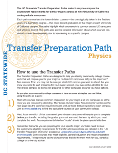 Transfer Preparation Path