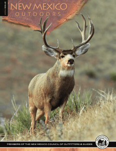 2014 Edition - New Mexico Council of Outfitters and Guides