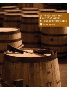 2015 Proxy Statement - Brown