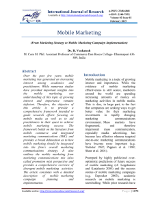 Mobile Marketing