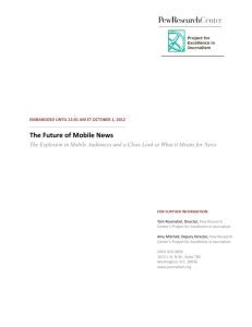 The Future of Mobile News