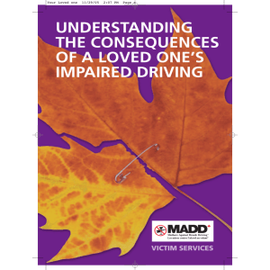 Understanding the Consequences of a Loved One's Impaired