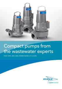 Compact pumps from the wastewater experts