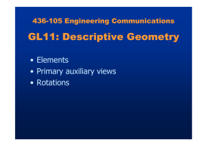 GL11: Descriptive Geometry