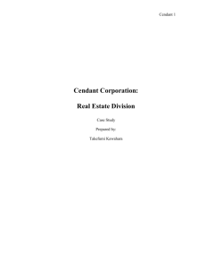 Cendant Corporation: Real Estate Division