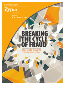 Breaking the Cycle of Fraud