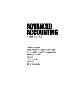 advanced accounting - Addsum Business Software, Inc.