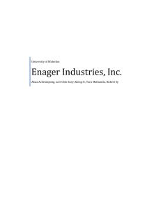 Enager Industries, Inc.