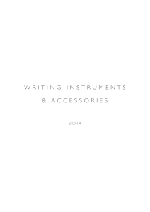 WRITING INSTRUMENTS & ACCESSORIES