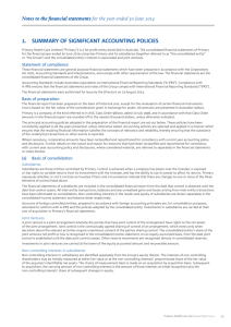 Notes to the financial statements