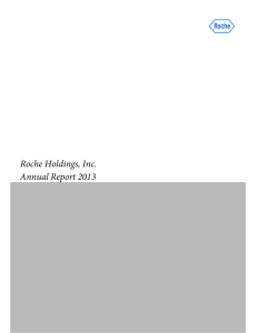 Roche Holdings, Inc. Annual Report 2013