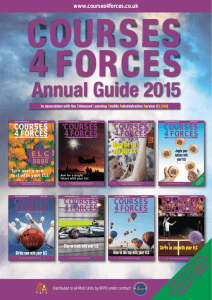 Annual Guide 2015 - Courses 4 Forces