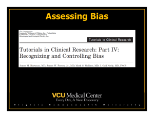 Assessing Bias - people.vcu.edu