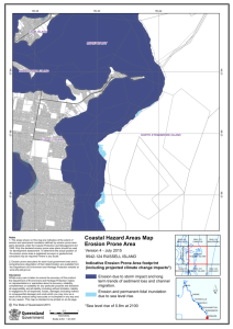 Coastal Hazard map - 1:40,000 - 9542