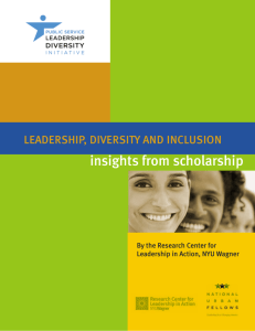 Leadership, Diversity and Inclusion: Insights from