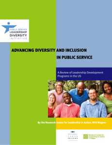 Advancing Diversity and Inclusion in Public Service