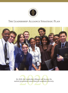 The Leadership Alliance Strategic Plan