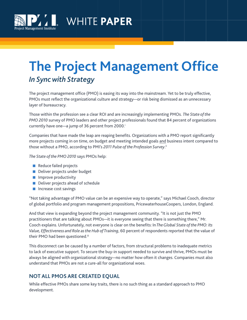 project office definition