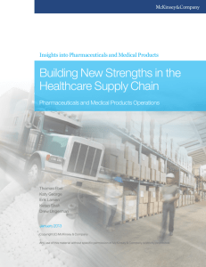 Building New Strengths in the Healthcare Supply Chain