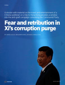 Fear and retribution in Xi's corruption purge