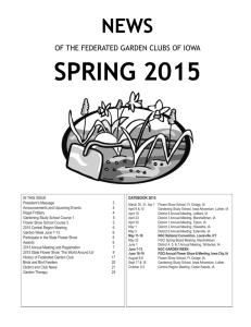spring 2015 - Federated Garden Clubs of Iowa, Inc