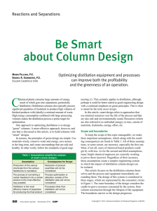Be Smart about Column Design