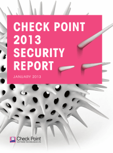 check point 2013 security report