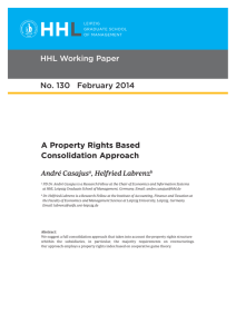 A property rights based consolidation approach