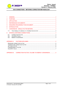 170S003T Correction Factor Methodology