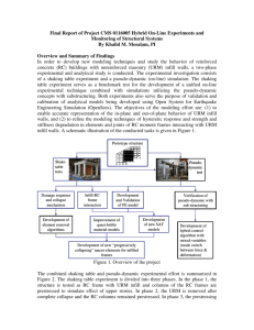 Hybrid On-Line Experiments and Monitoring of Structural Systems