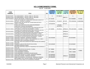 ho-3 homeowners forms