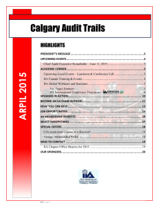 A R PIL 2015 Calgary Audit Trails