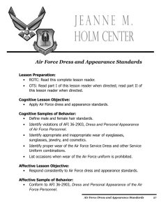 Air Force Dress and Appearance Standards