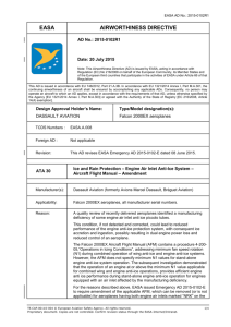 EASA Form 112 - (N)PAD Template - EASA Airworthiness Directives