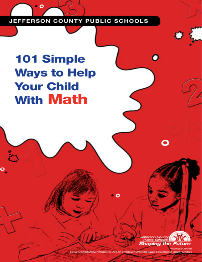 101 Simple Ways To Help Your Child With Math