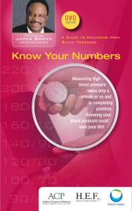 Know Your Numbers - American College of Physicians