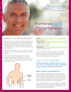 hypertension - Hormone Health Network