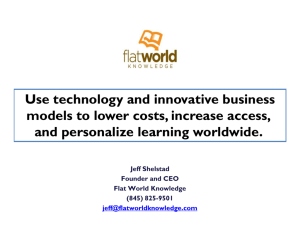 Use technology and innovative business models to lower costs
