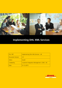 Implementing DHL XML Services (v2.5)