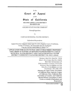 Amicus Brief - California Special Districts Association