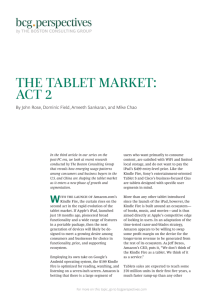 The Tablet Market: Act 2