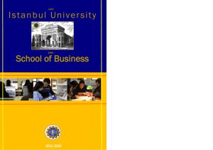 School of Business Istanbul University