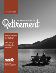 Planning for Retirement - State University of New York