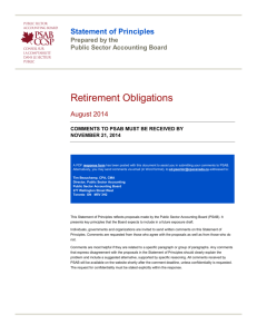 Retirement Obligations - Financial Reporting and Assurance