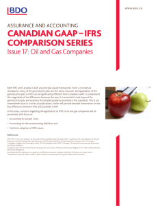 IFRS Canadian GAAP Differences Series