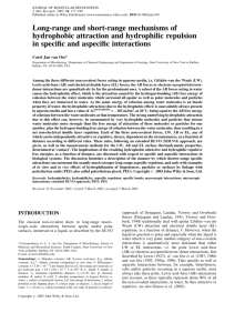 Longrange and shortrange mechanisms of hydrophobic