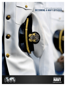 becoming a navy officer